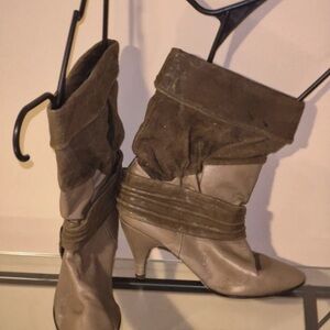 Forever 21 Brown Heeled Boots